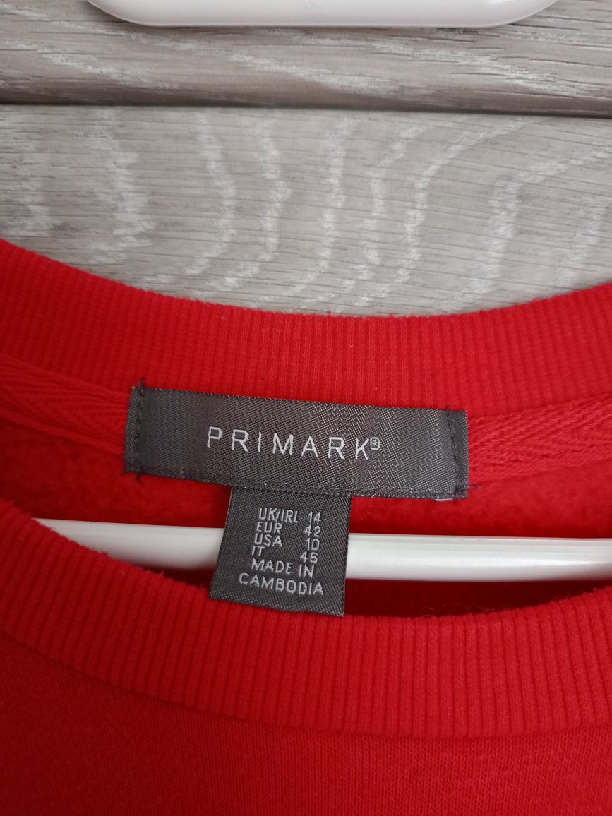 Czerwona bluza damska z aplikacją Primark