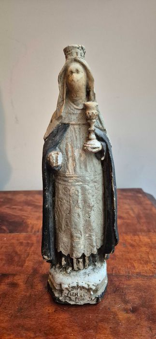 Stara rzeźba sakralna Matka Boska Madonna antyk unikat