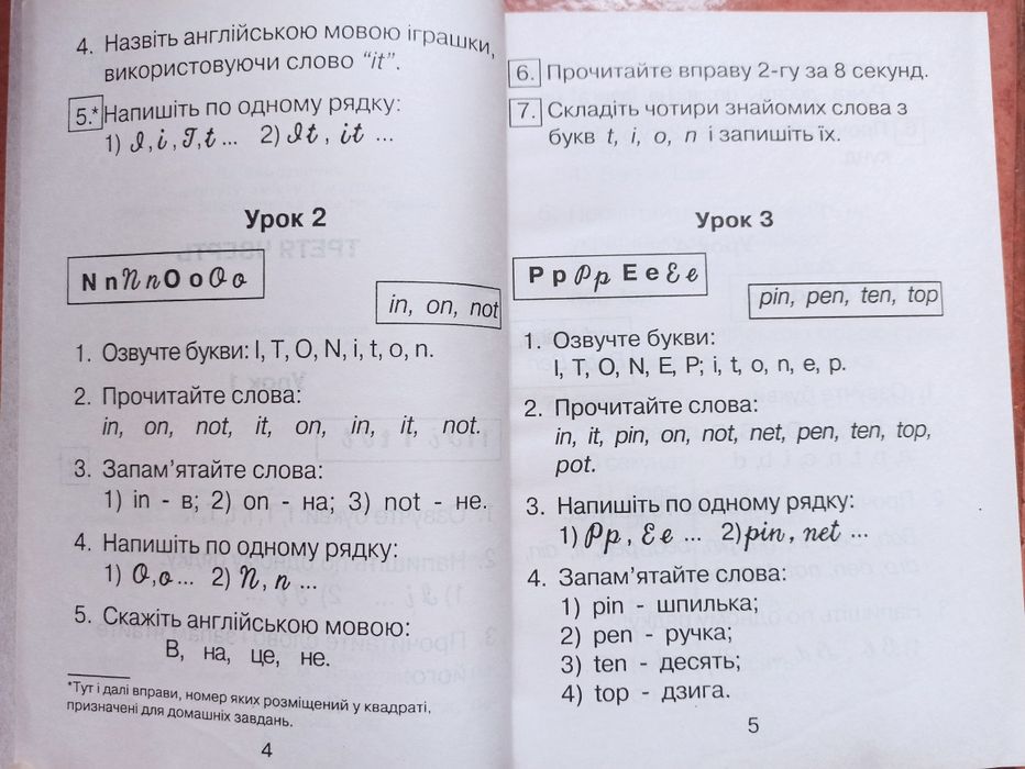 Плахотник Полонська навчальний посібник 1 клас English