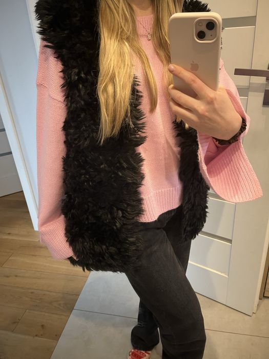 futrzana kamizelka damska