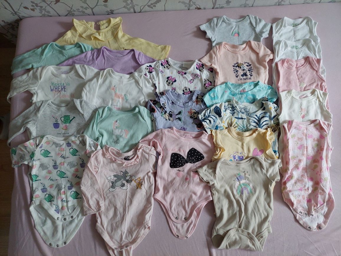 Ubranka niemowlęce / body / paczka ubranek niemowlęcych rozm. 68