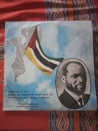 Disco Vinil- Mensagem Samora Machel à OUA- duplo LP