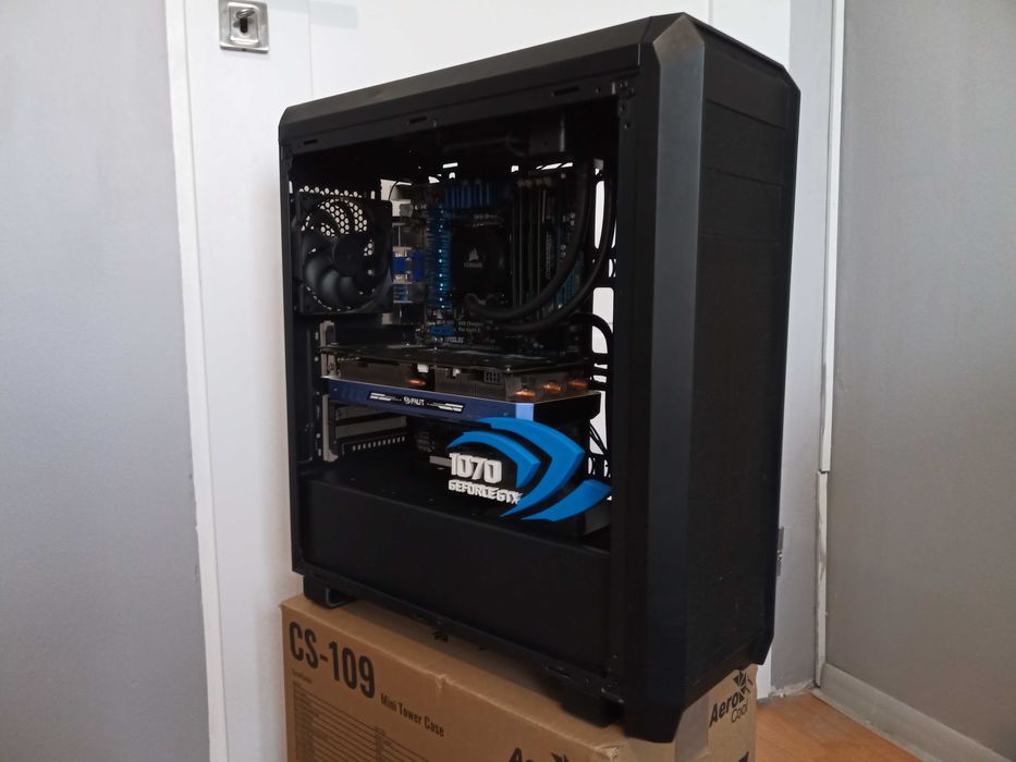 Komputer GTX 1070 i7 3770k 32GB RAM ASUS chłodzenie wodne