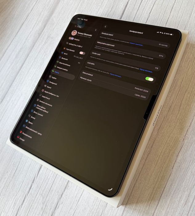 iPad Pro M4 13-inch (M4) Wi-Fi + Cellular 256GB czarny