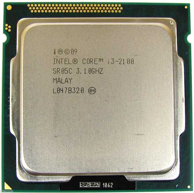 Процессор Intel Core i3-2100 3.1GHz/3MB/5GT/s