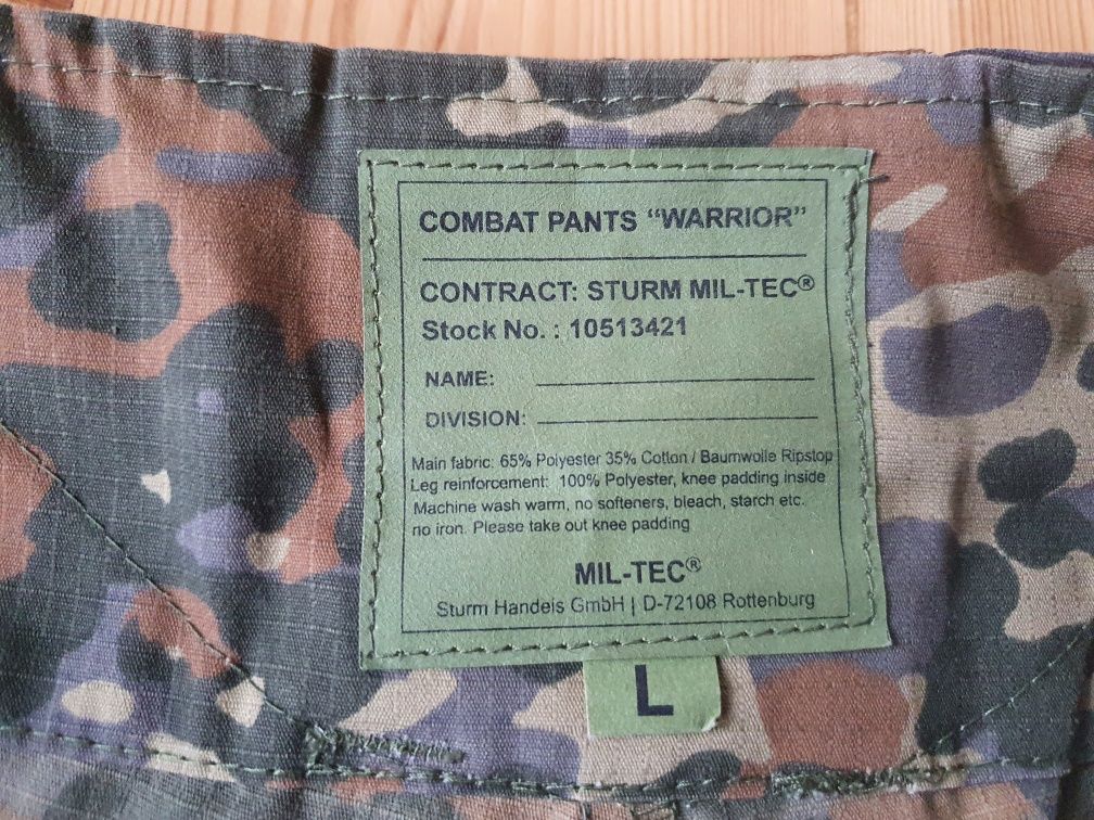Spodnie Combat Pants "Warrior" roz L