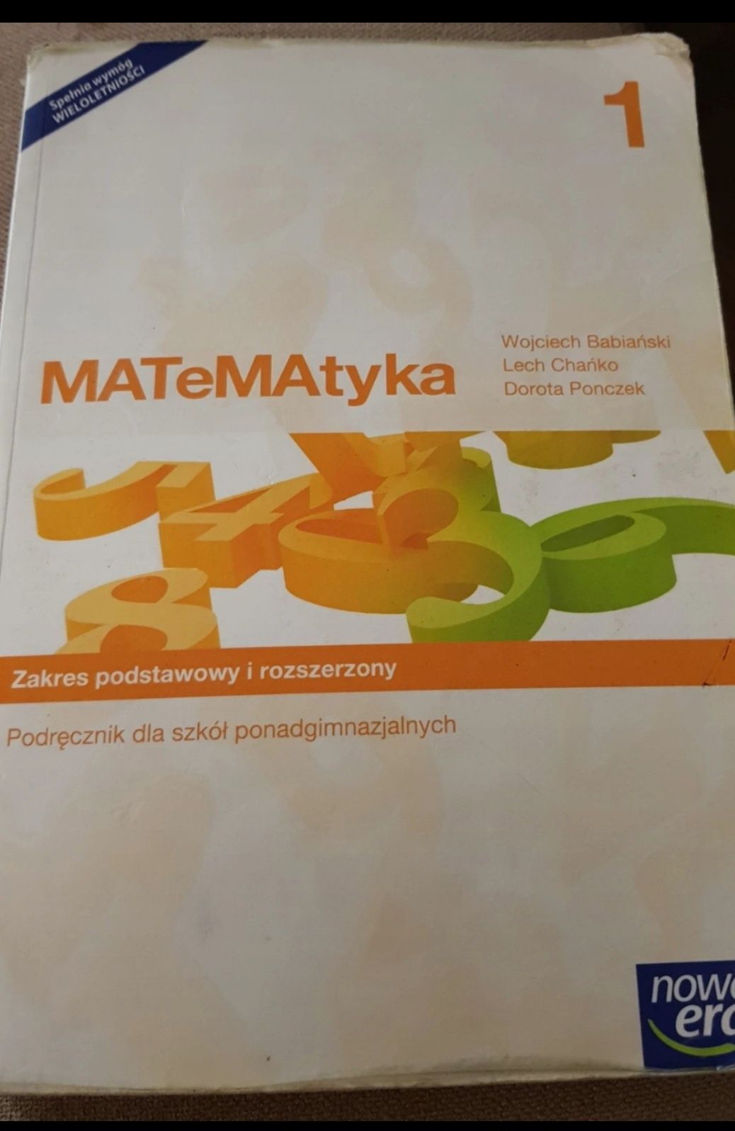 Matematyka zakres podstawowy i rozszerzony Babiański Chańko Ponczek