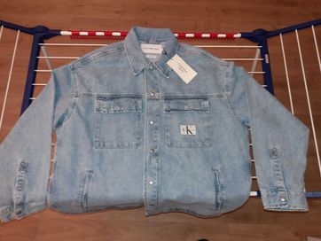 Nowa CALVIN KLEIN JEANS męska kurtka jeansowa XXL Oversized Fit