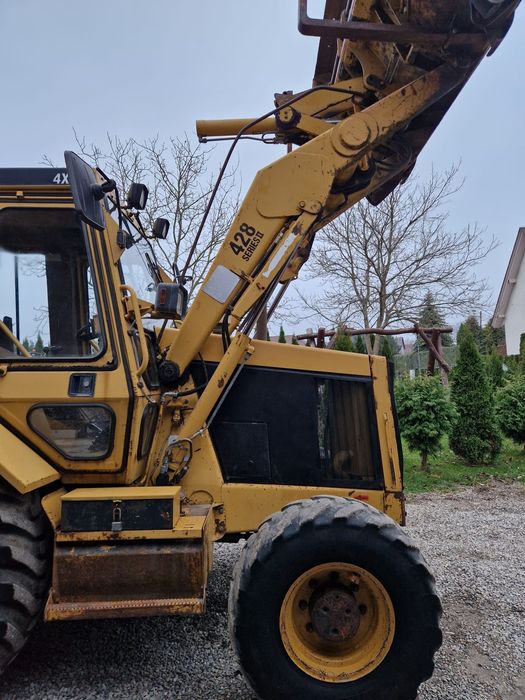 Koparko-Ładowarka CAT 428B Szczęka/Widły/Teleskop/4łyżki