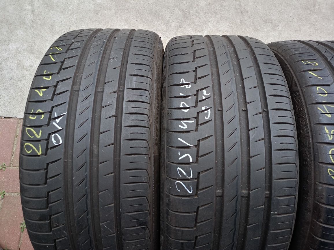 Opony letnie Continental 225/40r18 6mm 710 zł 4szt