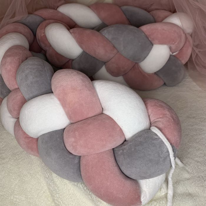 Бортики в ліжечко + Мобіль + Балдахін