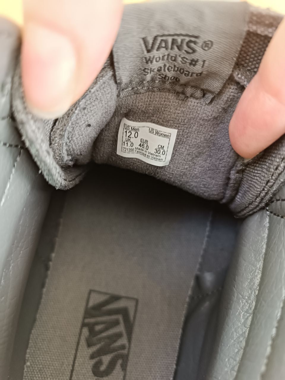 Кеди Vans Skate Hi 46 размера 30см