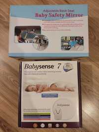 BabySense 7 monitor oddechu + lusterko do obserwacji dziecka w podróży