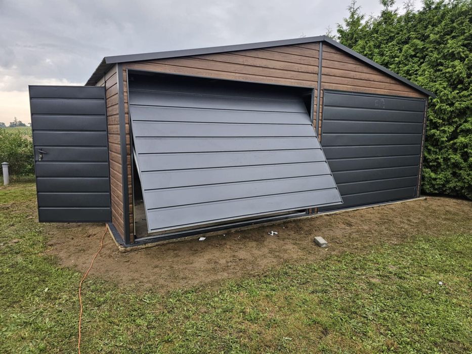 Garaż blaszany 4x6 6x5 6x5,80 6x6 7x6 8x6 9x5 9x6 - PRODUCENT Premium!