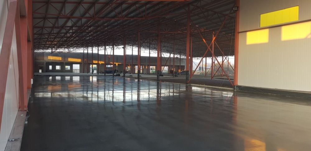 Бетонна промислова високоміцна підлога ( топінгова )