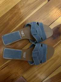 Klapki Zara denim r. 39