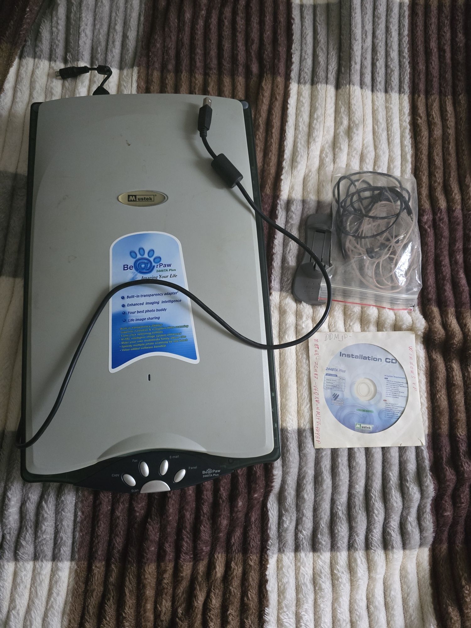 Сканер Mustek 2448TA Plus