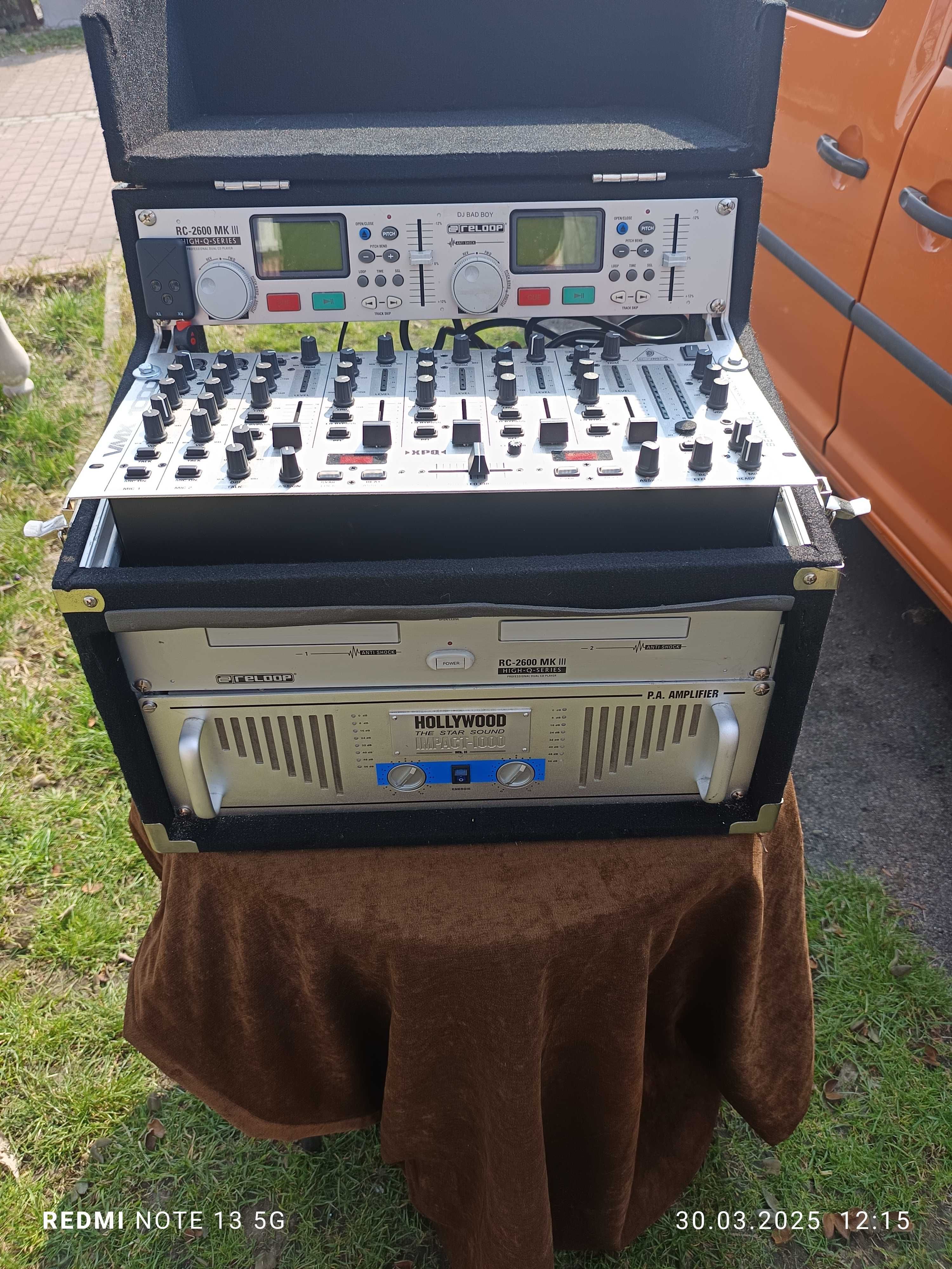 Kompletny Zawodowy Sprzęt DJ z Bluetooth - Behringer , Reloop 700 Wat