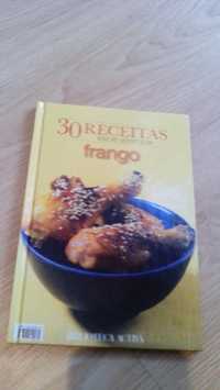 livro culinária 30 receitas de frango