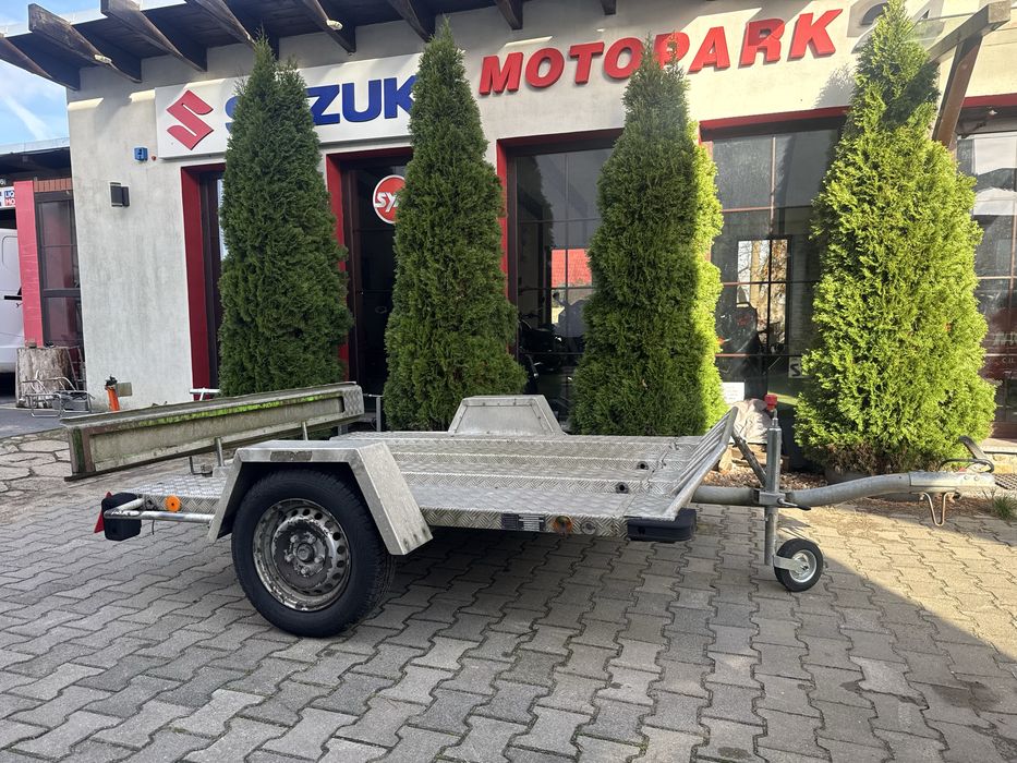 Przyczepka motocyklowa lekka DMC 750 kg na 3 motocykle Okazja