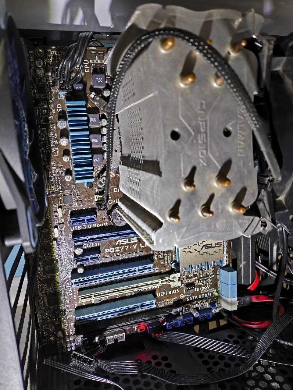 Комплект Asus P8Z77-v lk + Intel Core i5 3570k + zalman cnps10x + DDR3