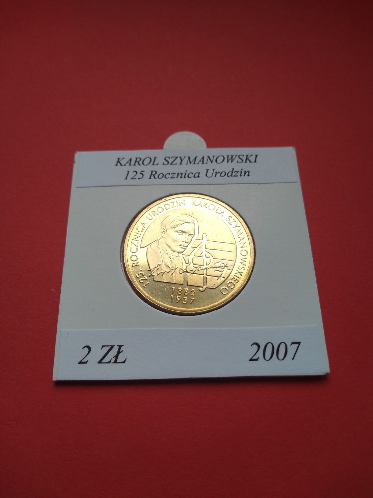 Moneta 2 zł NG 2007 Szymanowski