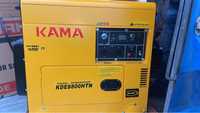 Генератор електрогенератор дизельний Kama стартер 7,5 кВт