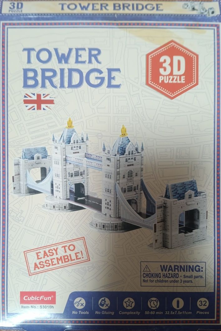 Конструктор пазл 3D Тауерский Мост