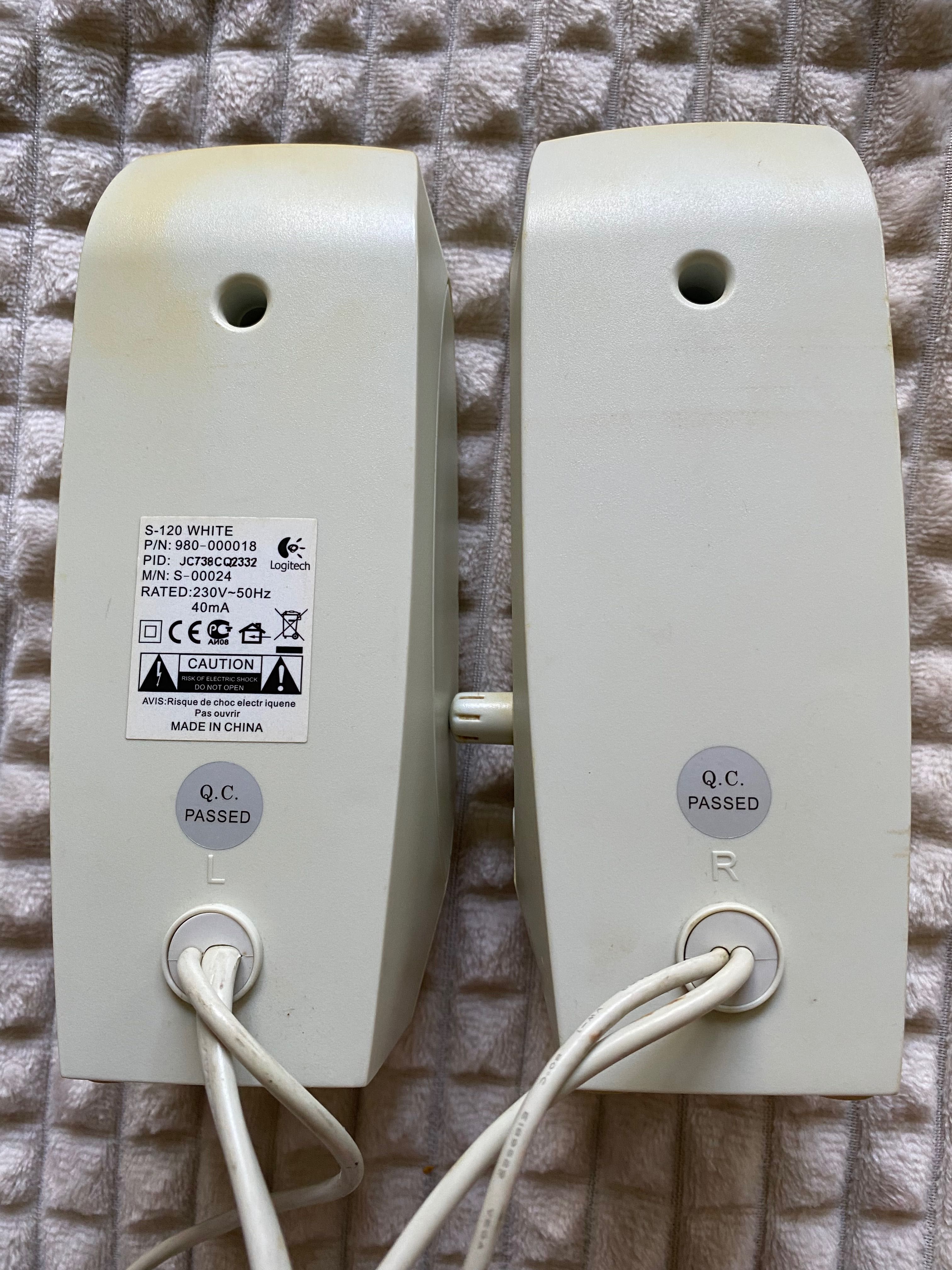 Акустическая система Logitech S-120 2.0 White (980-000018)