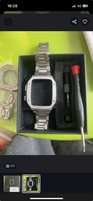 Ремінець з чохлом для годинника Apple Watch 7 45mm