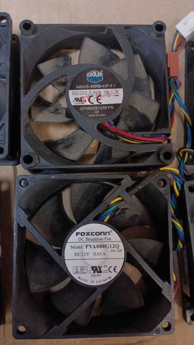 Кулер 80мм 12V 0.23-0.7A 4pin потужний серверний Delta вентилятор