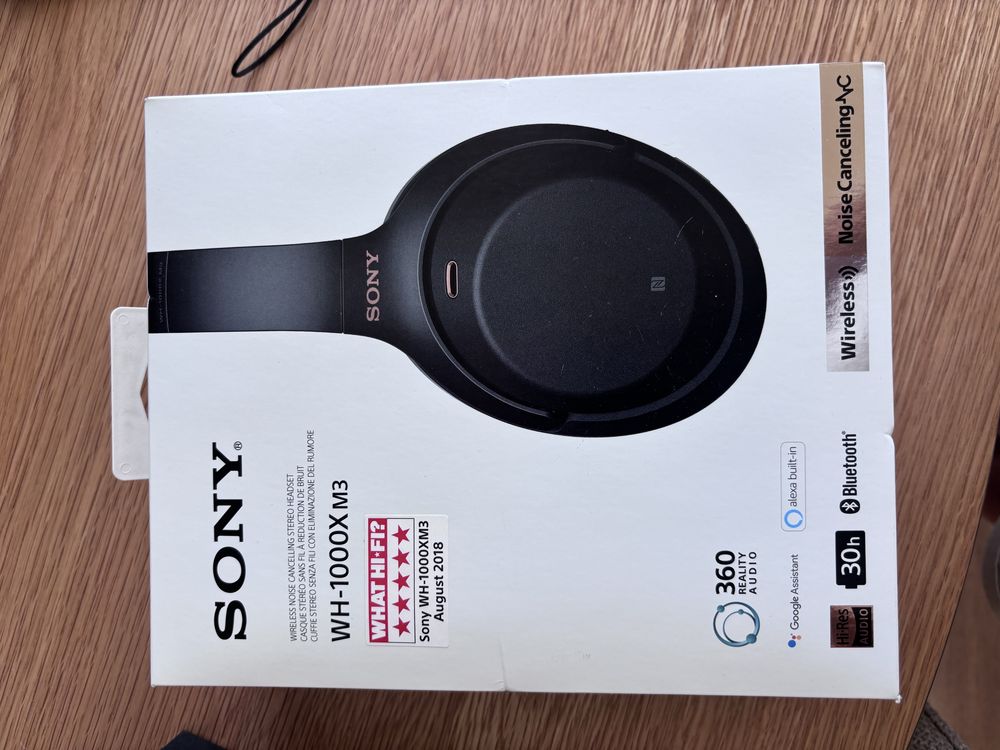 Auscultadores Noise Cancelling Bluetooth Sony WH-1000XM3