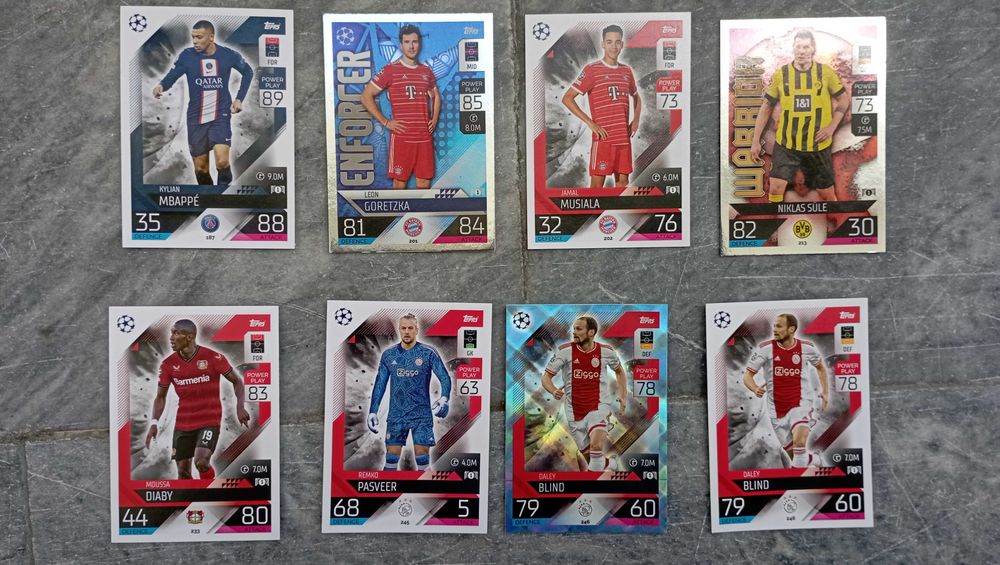 59 Cartas Match Attax