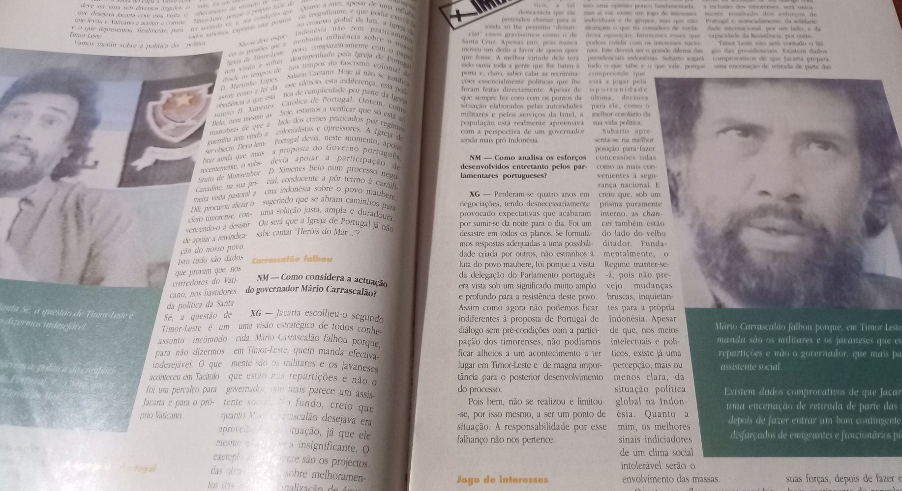 Xanana Gusmão e Timor em revista de 1992