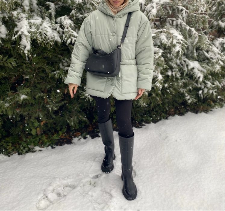 Зимова куртка ( від бренду stimma)+ чорна сумка