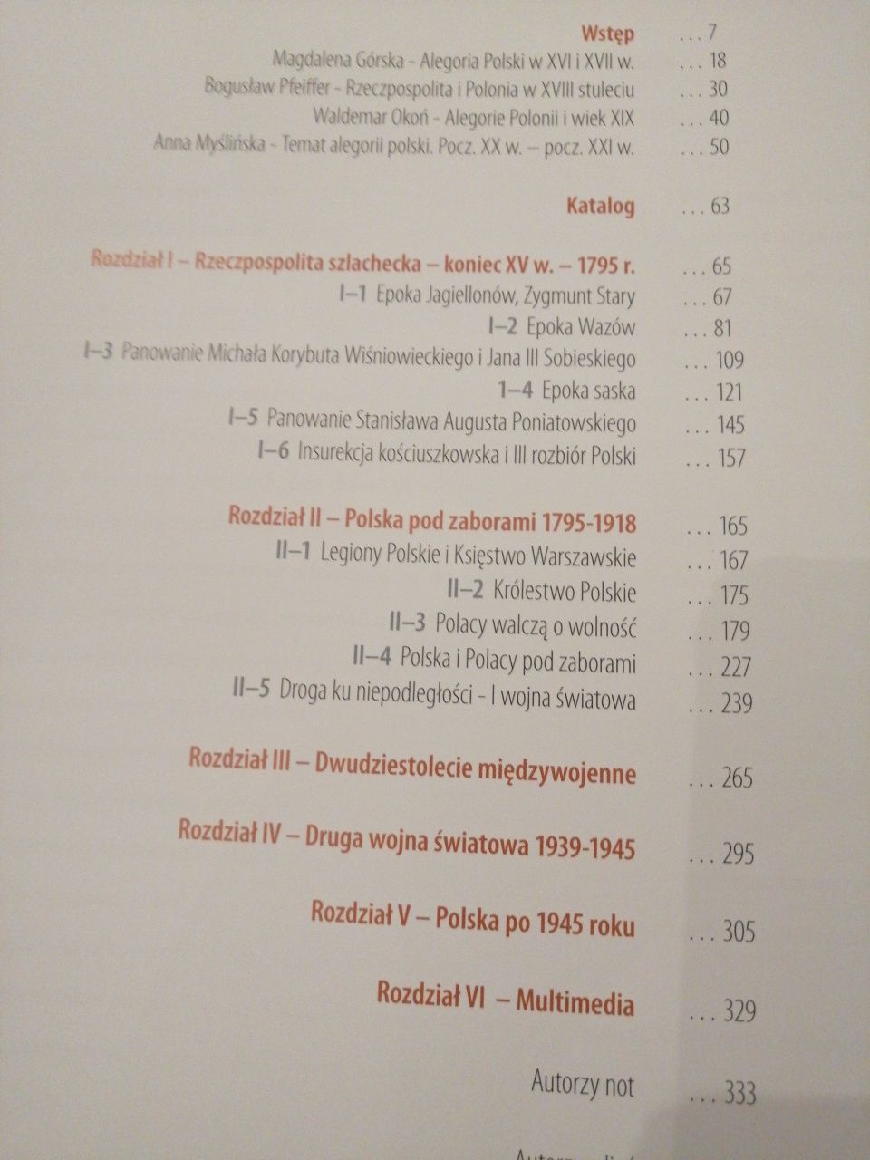 Historia i Polonia katalog wystawy