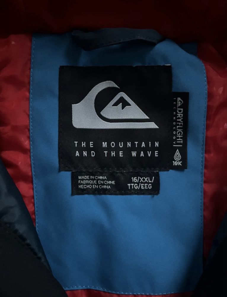 kurtka narciarska quiksilver r.16 lat