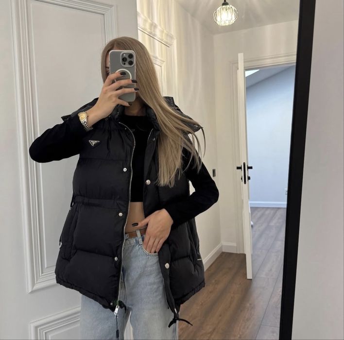 Куртка/жилет в стилі прада/Prada