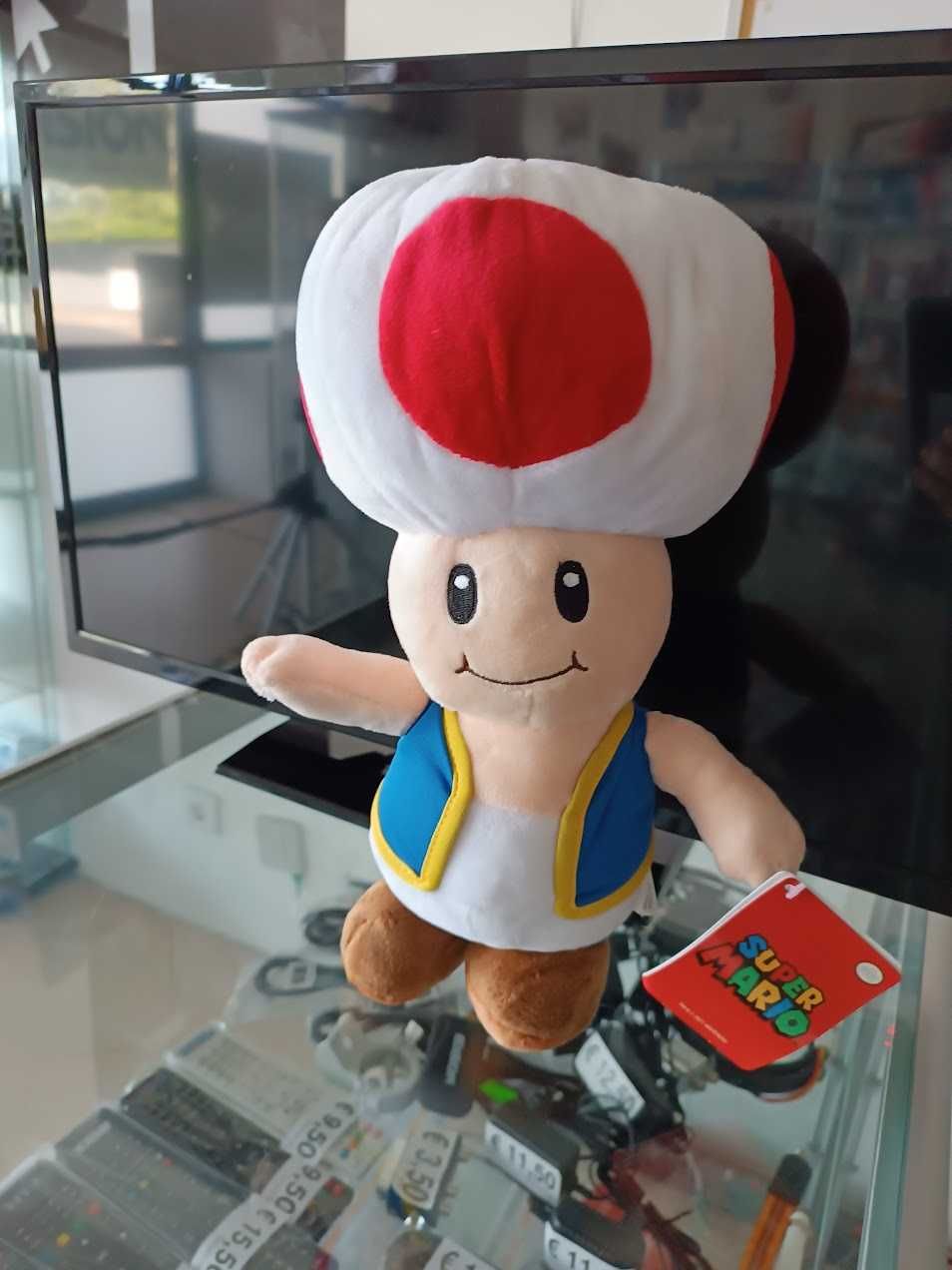 Novidade:Peluche Nintendo Toad Super Mario 30cm