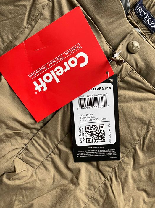 Arcteryx Atom LT Leaf pants meskie M crocodile