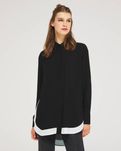Чорна блузка бренду Sislay L/XL