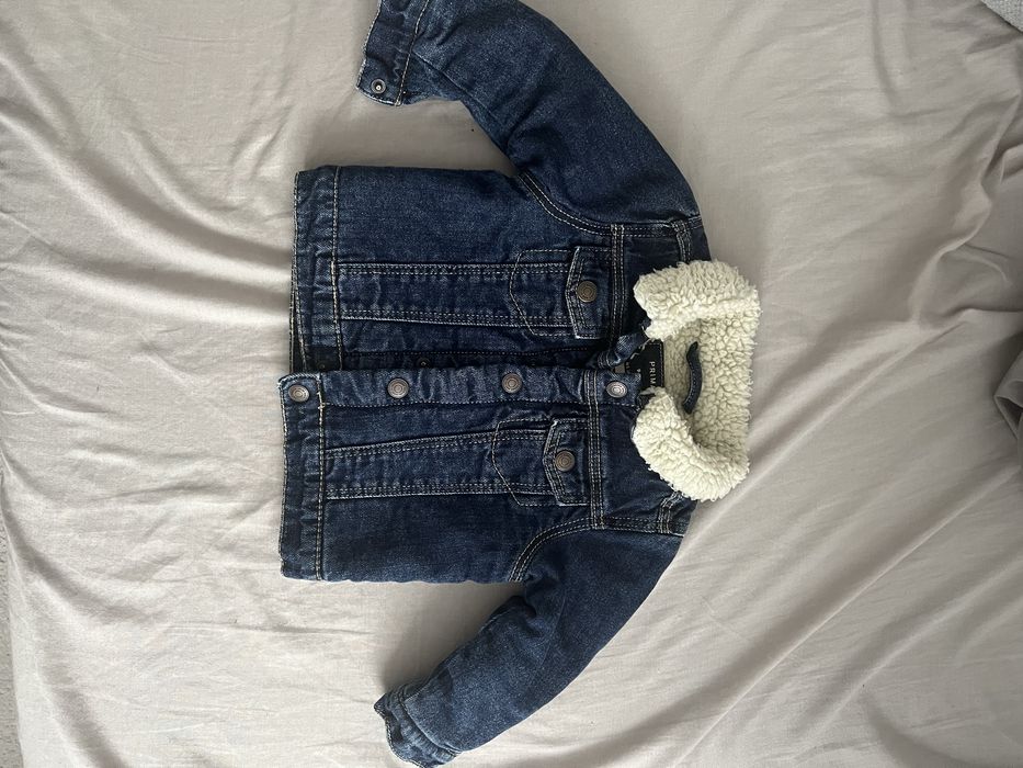 Дитяча джинсова куртка 9-12 міс