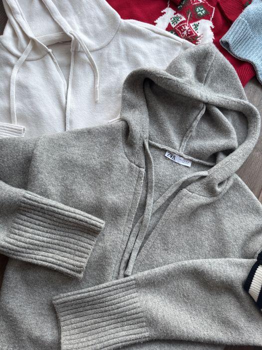 Кофта зіп худі, кардиган cher17, джемпер mango, вязаний светр