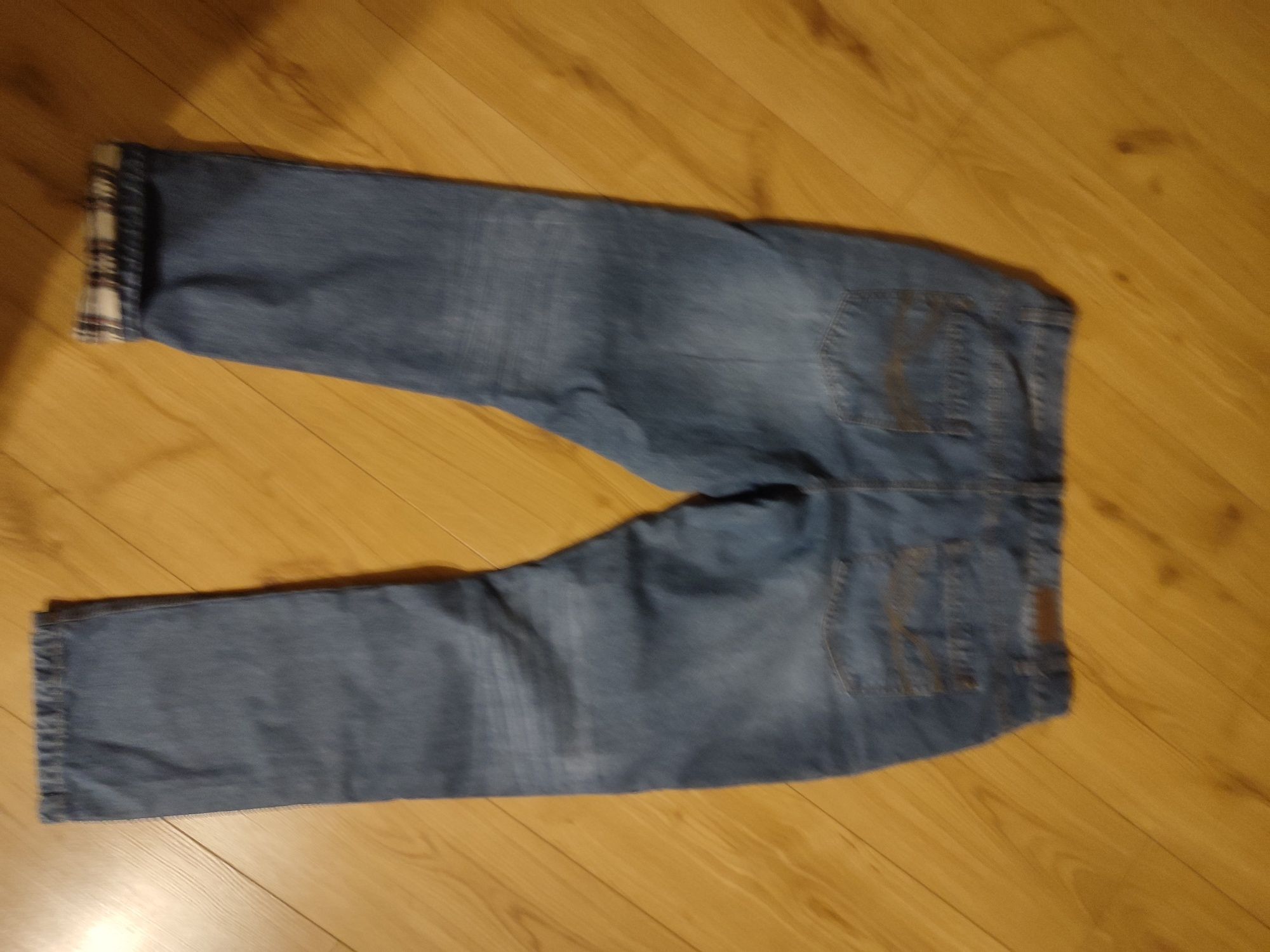 Spodnie dżinsowe z ociepleniem rozmiar 46