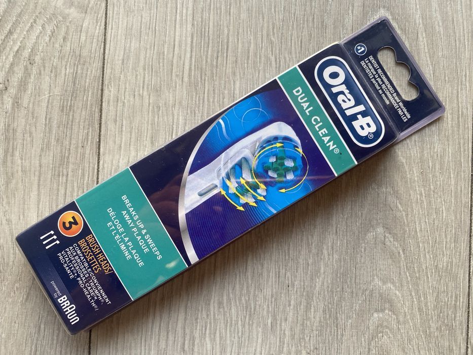 3x Końcówki do Szczoteczki Elektrycznej Oral-B EB417 Dual Clean