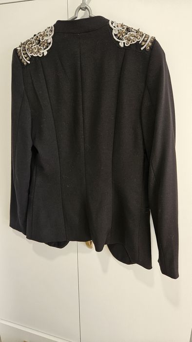 Czarny zakiet marynarka h&m 34 xs