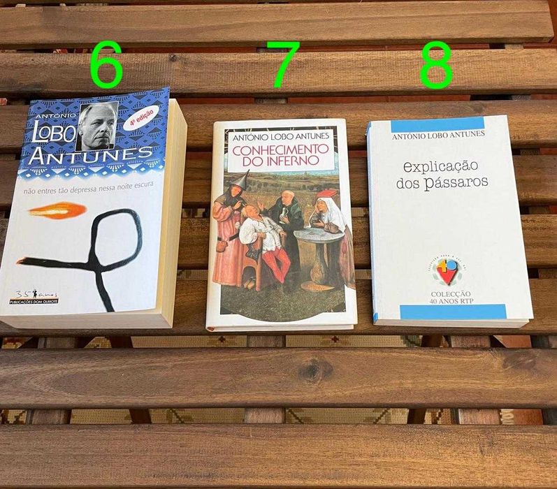 Livros Antonio Lobo Antunes
