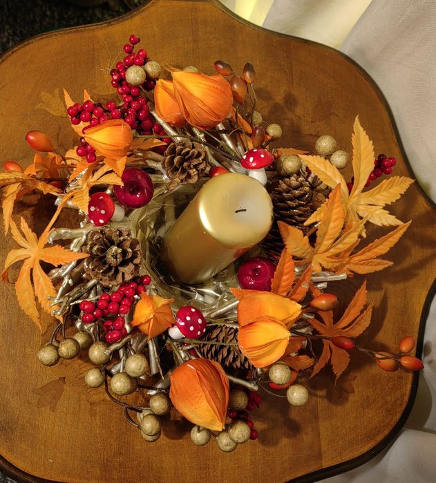 Wieniec - stroik, dekoracja jesienna