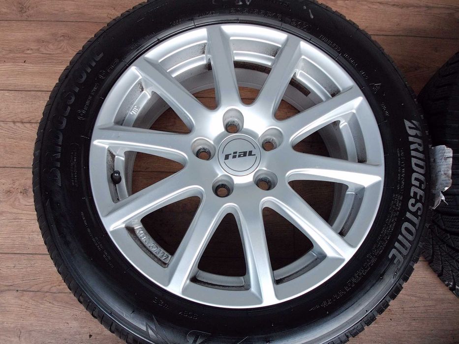 Koła alu VW Skoda Seat 16x6,5 5x112 ET45 +Bridgestone 205/55/16 z2022r