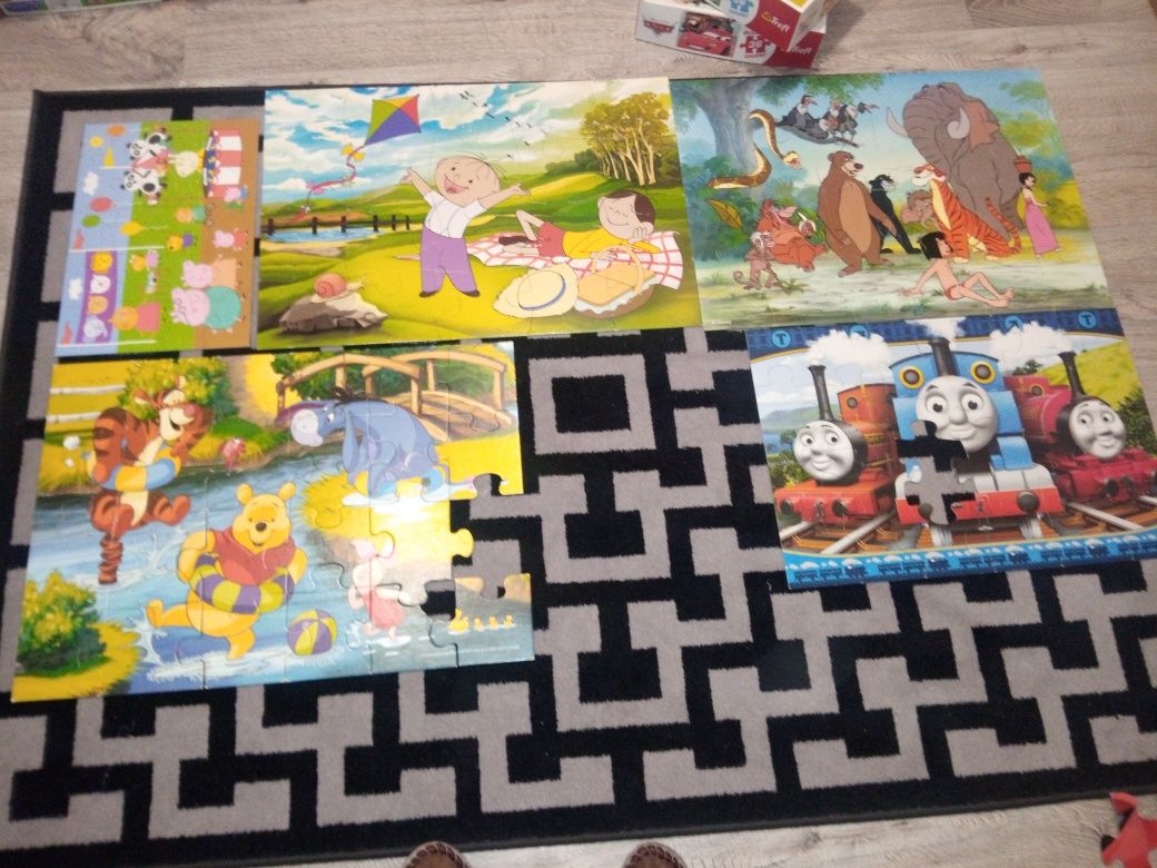 Puzzle zestaw10 sztuk wiek 3+